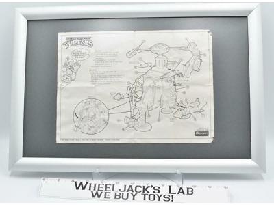 Teenage Mutant Ninja Turtles Blueprint ONLY 1990 Mutant Module 5624