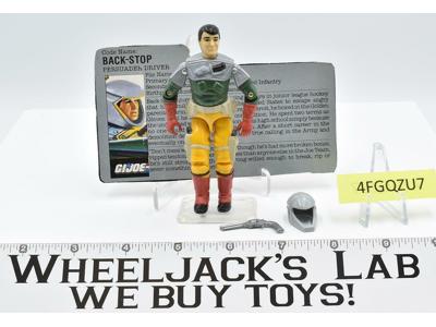 Back-Stop V1 100% Complete 1987 GI Joe ARAH Vintage Hasbro Action Figure