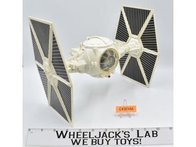 Imperial Tie Fighter WHITE 100% Complete WORKS Star Wars 1978 Vintage Vehicle