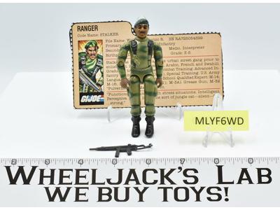 Stalker V1.5 SWIVEL ARM 100% Complete GI Joe 1983 Hasbro Action Figure Vintage