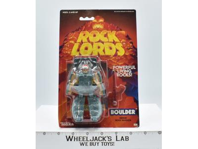 Boulder MOSC SEALED Rock Lords 1986 Tonka Vintage Action Figure