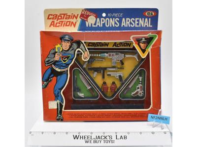 10-Piece Weapons Arsenal Captain Action 1967 Ideal Toy Co. MIB