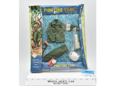 Medic Uniform Fighting Yank 1970's Mego Fits G.I. Joe, Johnny Combat NEW SEALED