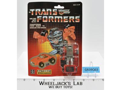 Windcharger MOSC NEW Sealed 1985 Vintage Hasbro G1 Transformers Action Figure