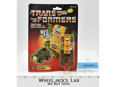 Brawn MOSC NEW Sealed 1985 Vintage Hasbro G1 Transformers Action Figure
