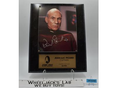 Jean-Luc Picard Star Trek Limited Edition AUTOGRAPHED Plaque 80/995