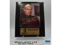 Jean-Luc Picard Star Trek Limited Edition AUTOGRAPHED Plaque 80/995