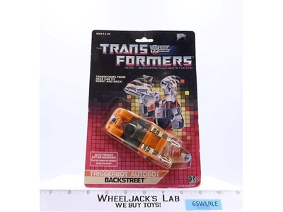 Backstreet 1988 Vintage Hasbro G1 Transformers MOSC NEW Action Figure
