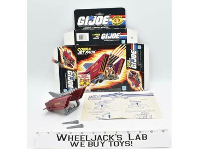 Cobra Jet Pack  W/Box 100% Complete GI Joe 1987 Vintage Hasbro