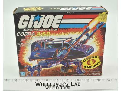 Cobra A.S.P. W/ Box 100% Complete 1984 GI Joe Hasbro Vintage Vehicle Action