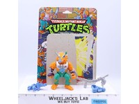 Triceraton W/Cardback 100% Complete TMNT 1990 Playmates Vintage Action Figure