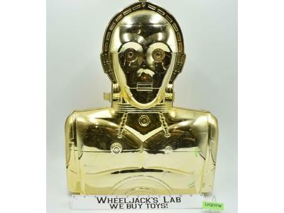 C-3PO Gold Action Figure Storage Case 1983 ROTJ Kenner Star Wars Vintage