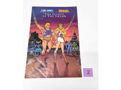 He-Man Masters of the Universe Secret of the Sword #2 1980's Comic Strip Booklet