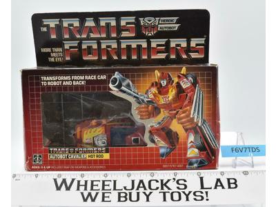 Hot Rod NICE FIGURE 100% Complete W/Box 1986 Vintage Hasbro G1 Transformers