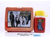 Star Wars The Empire Strikes Back Plastic Lunch Box W/Thermos 1980 Vintage