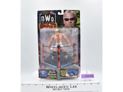 Scott Steiner Ring Fighters WCW NWO 1999 Toybiz NEW MOSC Wrestling Figure