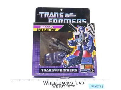Duocon Battletrap 100% Complete 1987 Vintage G1 Transformers Action Figure MIB