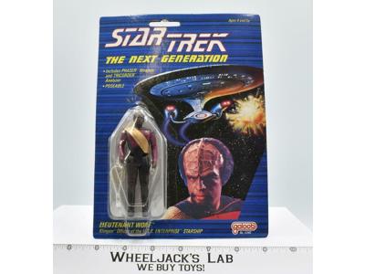 Lieutenant Worf Star Trek The Next Generation MOSC Galoob 1988 Vintage Figure