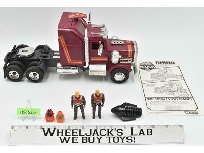 Rhino W/ Matt Trakker &amp; Bruce Sato M.A.S.K. Kenner Vintage Action Figure Vehicle
