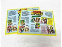 Lot of 2 Super Naturals Fact File 1987 Tonka 9x12 Posters