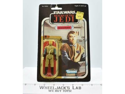 General Madine 65 Back Star Wars ROTJ 1983 Kenner Action Figure NEW MOSC