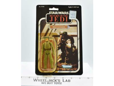 Rebel Commando 77 Back Star Wars ROTJ 1983 Kenner Action Figure NEW MOSC