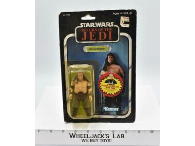 Rancor Keeper MOSC 77 Back Star Wars ROTJ 1983 Vintage Kenner Action Figure