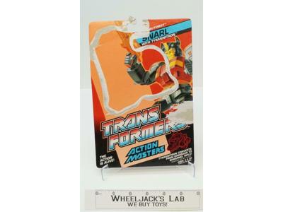 Snarl Action Masters Cardback Vintage Hasbro 1990 G1 Transformers Figure