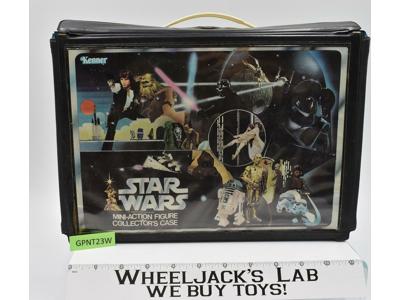Vinyl Star Wars Action Figure Collector's Case W/Trays 1978 Vintage Kenner