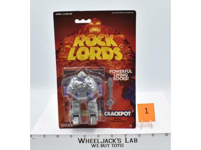 Crackpot #1 MOSC SEALED Rock Lords 1986 Tonka Vintage Action Figure