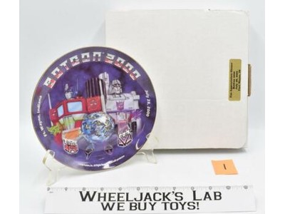Botcon 2000 Fan Appreciation Dinner Collector Plate No. 7 Hasbro Transformers
