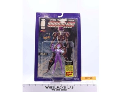 Vogue Youngblood 1995 Just Toys Bendable Action Figure NEW MOSC Bend-Ems