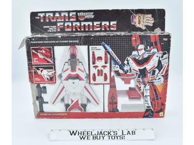 Jetfire 100% Complete w Box 1985 Vintage G1 Transformers Action Figure