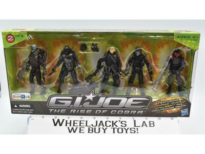 Toys R Us Exclusive 5 Figure Set G.I Joe Rise of Cobra 2009 Hasbro SEALED MISB