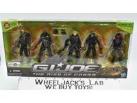 Toys R Us Exclusive 5 Figure Set G.I Joe Rise of Cobra 2009 Hasbro SEALED MISB
