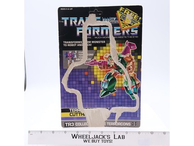 Cutthroat Cardback 1987 Vintage Hasbro G1 Transformers Action Figure