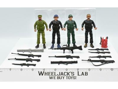 Sergeant Rock X3 The Bad Guys Scorpion X1 1982  Remco 3.75" Action Figures