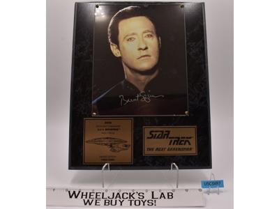 Lt. Commander Data Star Trek Next Generation AUTOGRAPHED Photograph 1503/2500