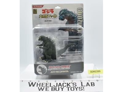 Godzilla '64 Kaiju Dash Charge Battle 2003 Konami Action Figure NEW MIB