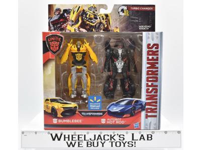 Bumblebee Hot Rod Turbo Changer Walmart Exclusive NEW MISB 2016 TLK Transformers