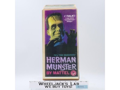 Herman Munster Talking Pull-String Doll TV's The Munsters 1964 Mattel