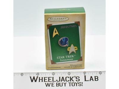 Star Trek Insignias Miniature MIB Hallmark Keepsake Ornament 2004