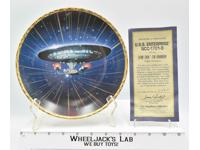 The Final Frontier USS Enterprise Plate Star Trek 1994 The Hamilton Collection