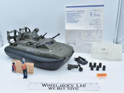 W.H.A.L.E. Hovercraft W/Cutter 100% Complete 1984 G.I. Joe Vehicle Vintage