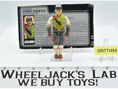 Cross Country V1 100% Complete 1986 GI Joe ARAH Hasbro Action Figure