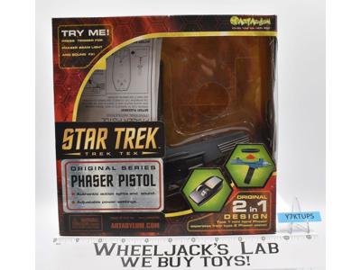 Star Trek Tek Phaser Pistol Original Series W/Box 2005 Art Asylum Diamond Toys