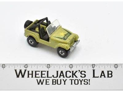 Green Jeep CJ7 Hot Wheels Mattel Blackwall Vintage 1981