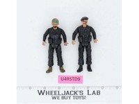 Sgt. Rock & Hawk The Bad Guys DC Comics 1982 Remco Vintage Action Figures