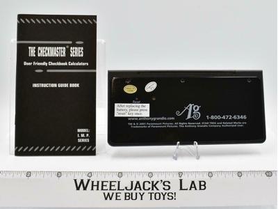 Checkbook Calculator Star Trek 2001 Check Master Anthony Grandio