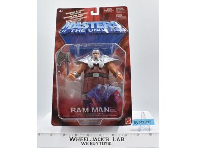 Ram Man NEW MOSC 200X MOTU Masters Of The Universe He-Man Mattel 2002 Figure